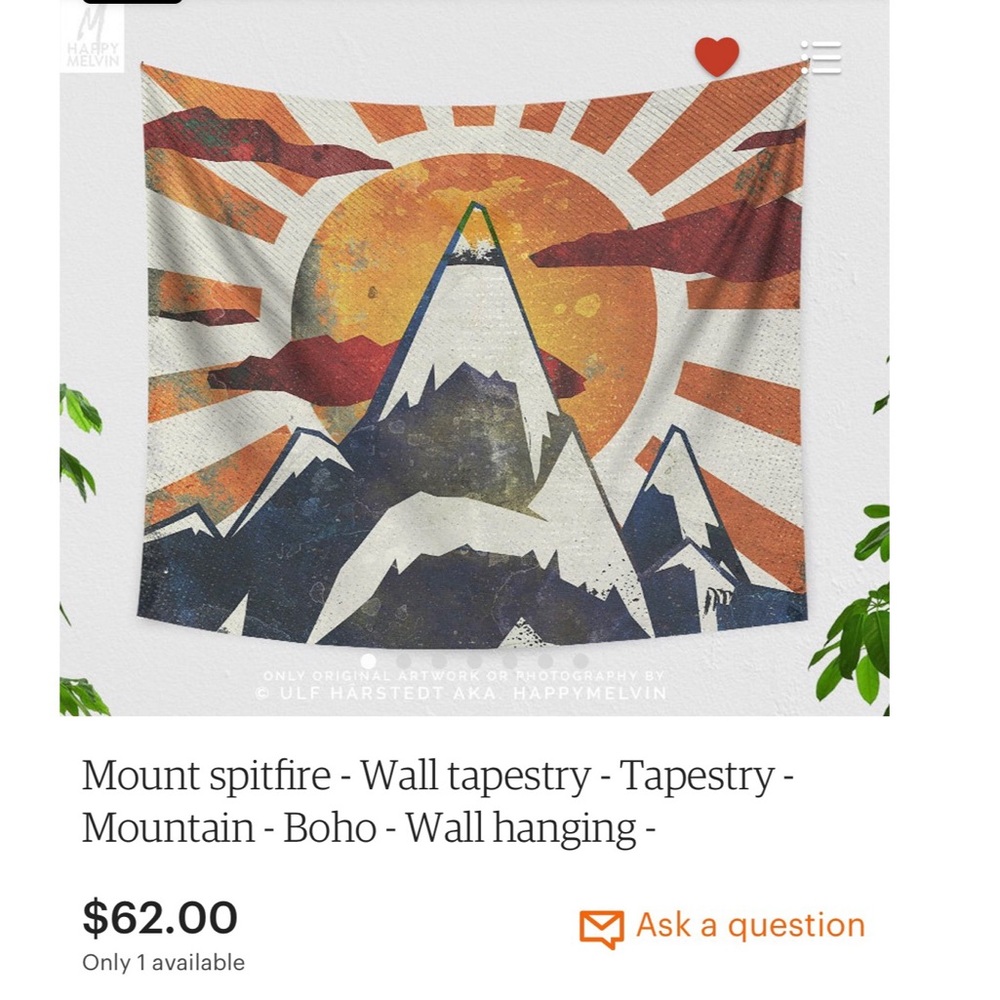 Beautiful Wall Tapestry - Picture 4 of 5